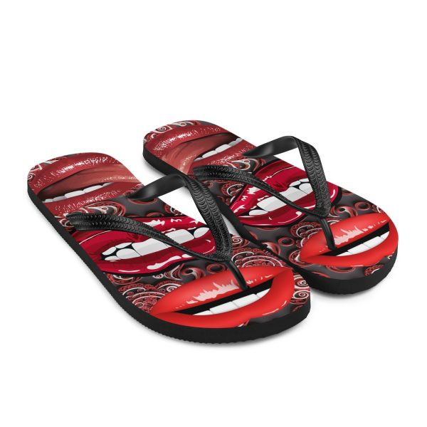 Red lips Flip-Flops - Image 6