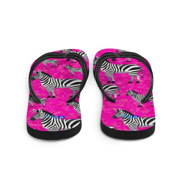Zebra pink Flip-Flops - Image 3