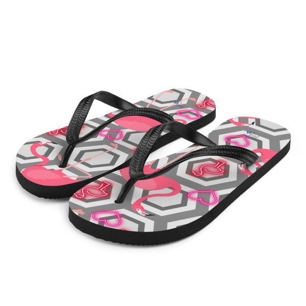 Flamingo 2 design Flip-Flops - Image 2