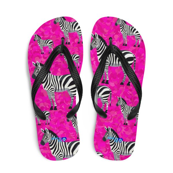 Zebra pink Flip-Flops