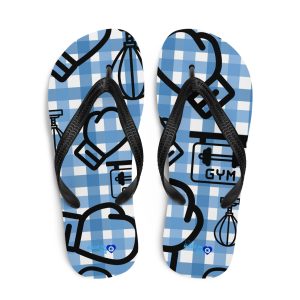 Blue check Flip-Flops